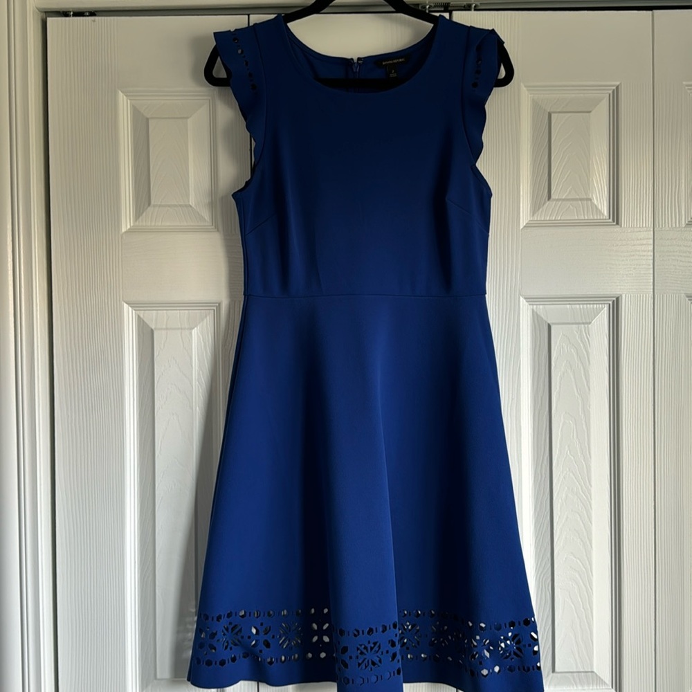 Banana Republic blue dress, size 2